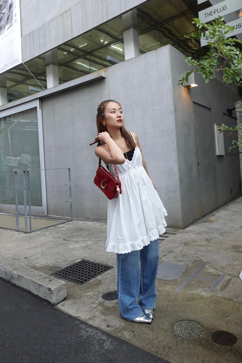 ルーズストレートデニム